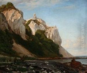 View From Mons Klint, Denmark by August Heinrich Georg Schiott
