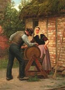 Leen Slibes" (sharpening The Scythe)