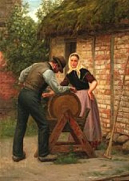 Leen Slibes (sharpening The Scythe) - view 1