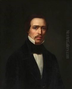 A Pair Of Portraits Of The Brothers Ernst And Julius Christiansen, Sons Of The Merchant And Shipowner Christian Christiansen (1803-1877) (pair)