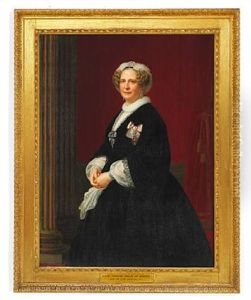Portrait Of Queen Caroline Amalie (1796-1881) Portrait Of Queen Caroline Amalie (1796-1881)