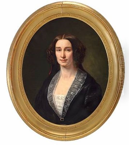 Portrait Of Warinka Wichfeld, Nee Rosenkrantz (+ Jorgen Wichfeld; Pair) - view 1