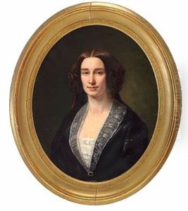 Portrait Of Warinka Wichfeld, Nee Rosenkrantz (+ Jorgen Wichfeld; Pair) Portrait Of Warinka Wichfeld, Nee Rosenkrantz (+ Jorgen Wichfeld; Pair)