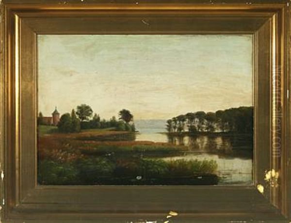 Landscape With The Chapel Of Skanderborg Castle - view 1