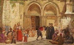 Udenfor Den Hellige Gravs Kirke
