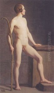 Academie De Jeune Homme Debout by August Heinrich Georg Schiott