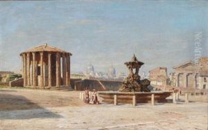 A View Of Rome From Forum Boarium A View Of Rome From Forum Boarium