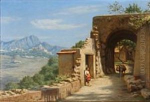 Landscape From Ravello by Niels Frederik Schiottz-Jensen