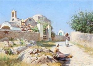 Summer Day On Capri by Niels Frederik Schiottz-Jensen