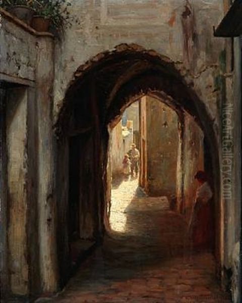 Street Scene From Capri - view 1