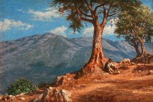 Mountain Landscape With A Shepherd Mountain Landscape With A Shepherd