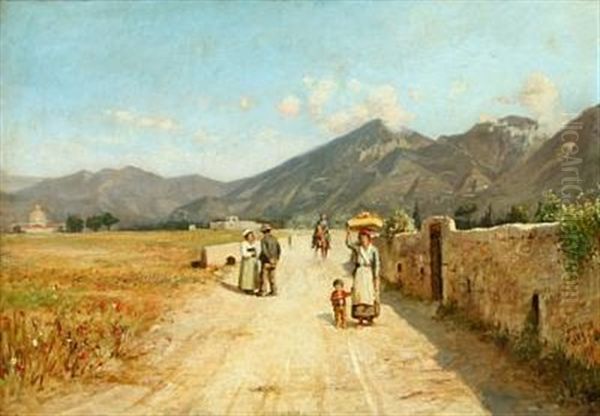 Italian Landscape From Vesuv - view 1