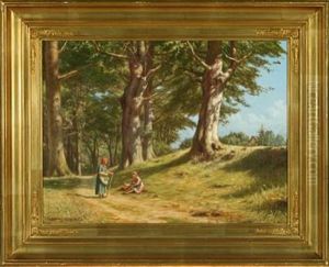 Two Women In A Forest Two Women In A Forest