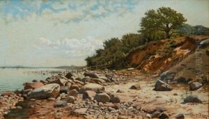 At The Baltic Sea by Niels Frederik Schiottz-Jensen