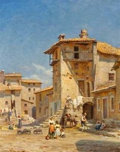 Torv I Anticoli I Sabinerbjergene