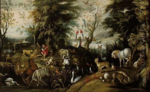 Orphee Charmant Les Animaux by Frederick Bouttats