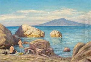 Badende Drenge Pa Capri