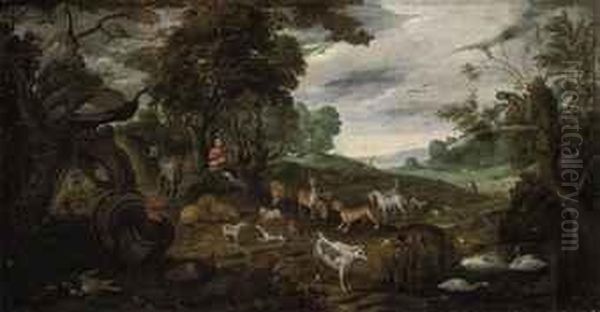 Orpheus Charming The Animals - view 1