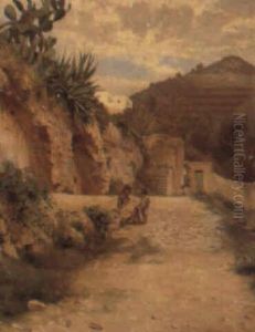 Gade I Capri by Niels Frederik Schiottz-Jensen