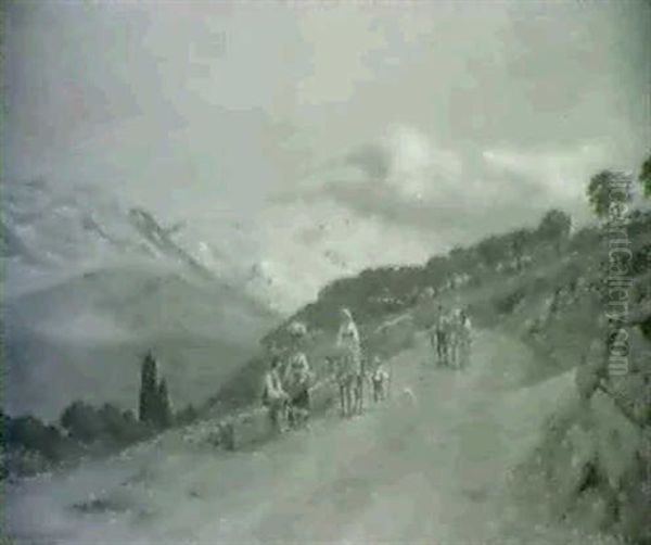 Pa Hjemvejen. Sabinerbjergene - view 1
