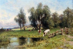 Koeien In De Wei by Piet Schipperus