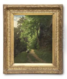 Kinder In Der Waldlandschaft Bei Baden-baden