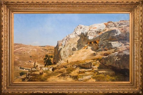 Alte Felsengraber Am Oelberge, Jerusalem - view 1