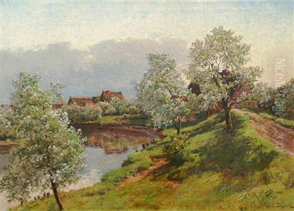 Apple Blossoms Near Hamburg - view 1