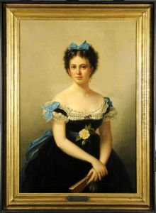 Portrait De Femme by Joseph Bouuaert
