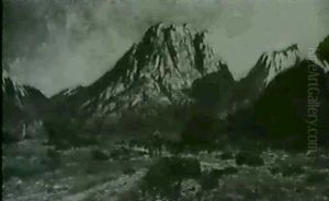 Abendgluhen Im Palastinensischen Gebirge Abendgluhen Im Palastinensischen Gebirge