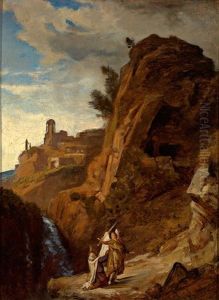 Gemalde Aus Dem Zyklus Der Biblischen Landschaften by Johann Wilhelm Schirmer
