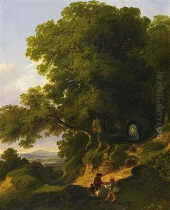 Grose Eiche Am Berghang Grose Eiche Am Berghang