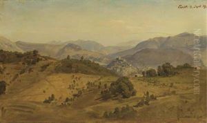 View Of Civitella, Italy