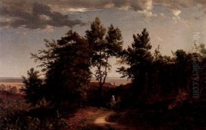 Abend Bei Albano by Johann Wilhelm Schirmer