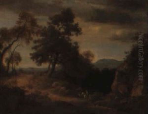 Landschaft Mit Reiter Und Landsknecht Landschaft Mit Reiter Und Landsknecht