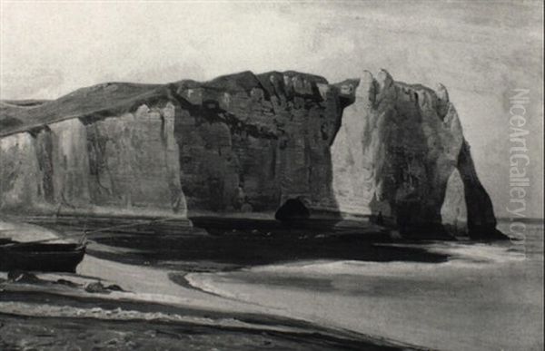 Steilkuste Bei Etrat In Der Normandie - view 1