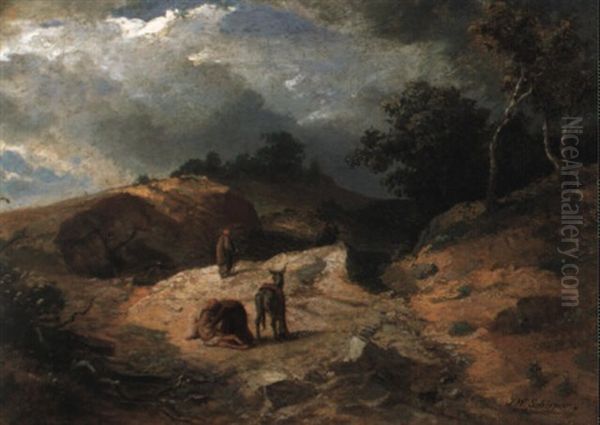 Dunenlandschaft Mit Dem Barmherzigen Samariter - view 1