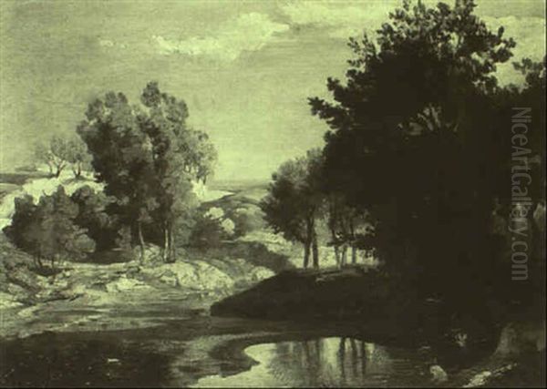 Badende Im Teich - view 1