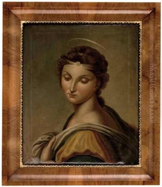 Die Hl. Barbara (after Raphael) - view 1