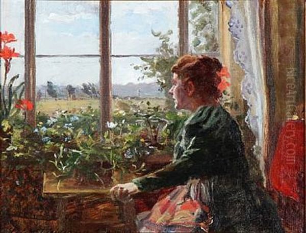 A Girl Waiting By The Window - view 1