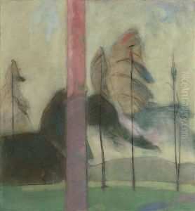 See-saw By The Sea by Helene Schjerfbeck