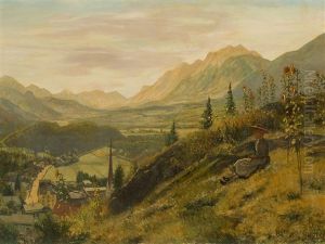 Sommermorgen In Brixlegg by Adolf Schlabitz