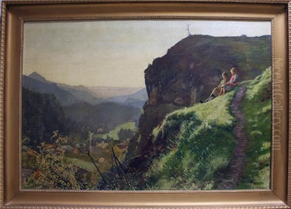 Kinder Auf Anhohe - view 1
