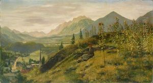 Tiroler Landschaft Im Unterinntal by Adolf Schlabitz