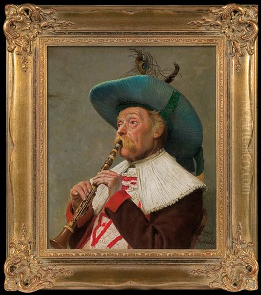 Playing Clarinet - view 1