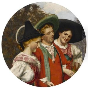 A Merry Bavarian Company by Adolf Schlabitz