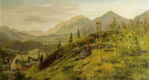 Sommermorgen In Brixlegg by Adolf Schlabitz