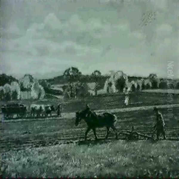 Pflugender Bauer - view 1