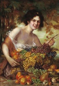 Madchen Mit Fruchten
