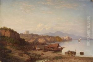 Blick Auf Vettuno Und Villa Borghese Von Pato Eanzo Aus by Julius Schlegel